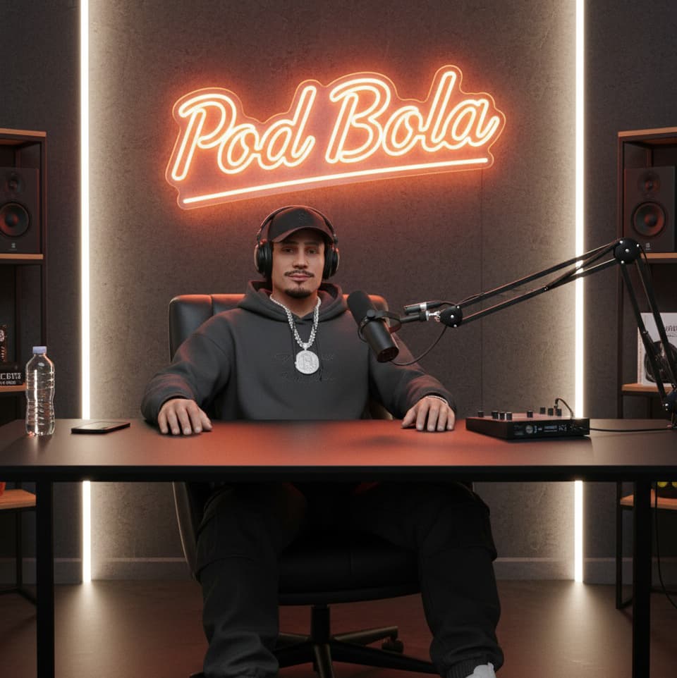 Tô chegando no {@}[Pod Bola](692f7b505a70324b1acb618d) amanhã às 23h! 🎙️🔥 Confiante, preparado e com muita resenha pra soltar. Não perd…