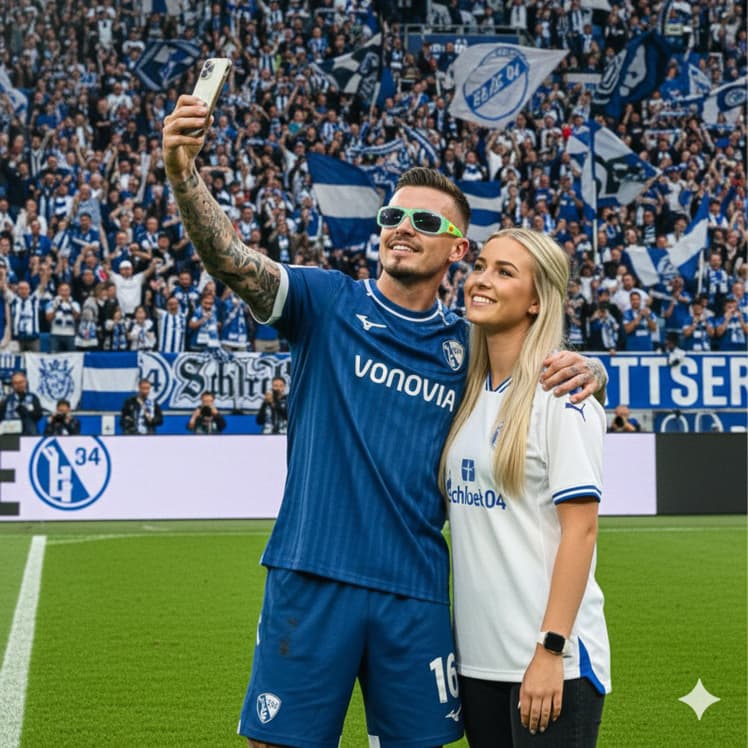 Já tenho fãns do Schalke muito bom esse carinho logo mais começa a partida ❤️
