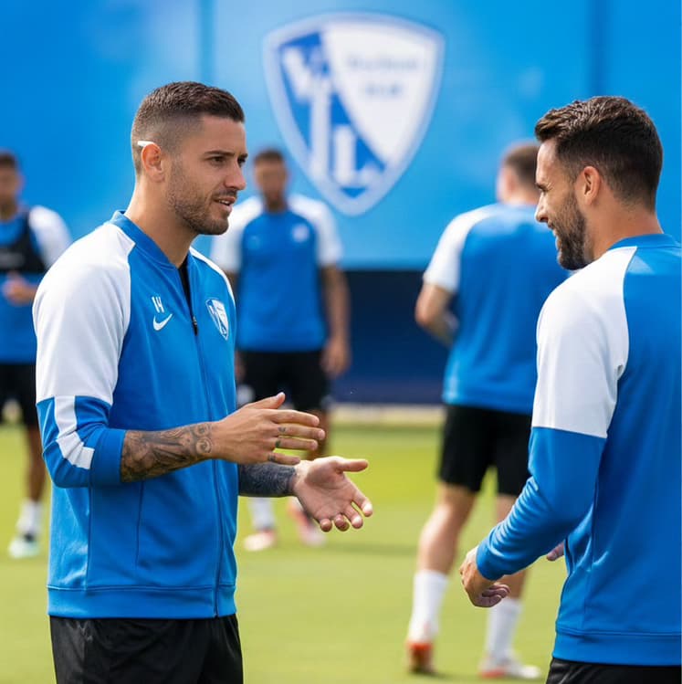 Meu parceiro de equipe estamos ajudando muito o Bochum somos a dupla infalível continuaremos focado pra conseguir o acesso pra Bundesliga…