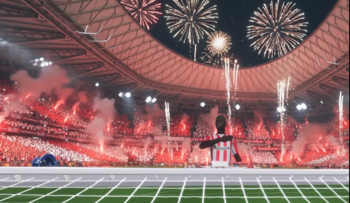 Mais um demonstração dessa torcida fantástica, muito bom ser Bilbao!!!🤩👏🏻🤩👏🏻😱😱👏🏻