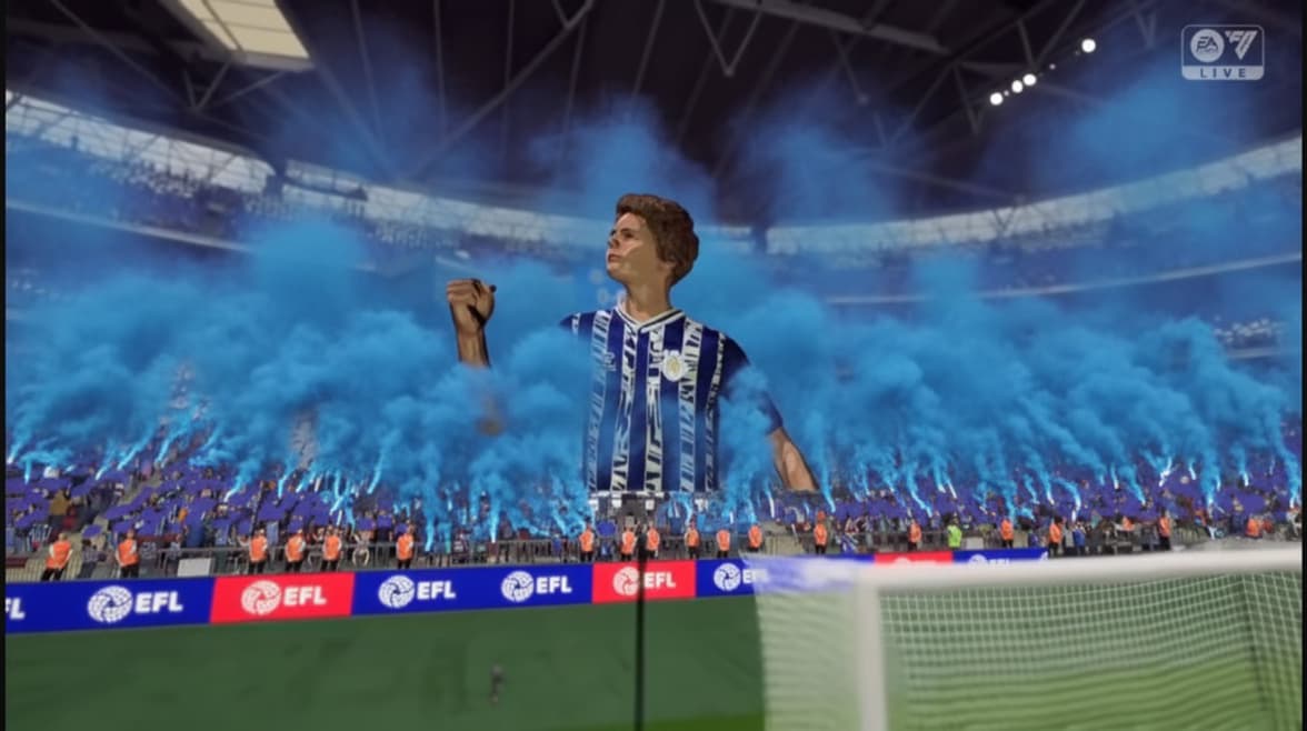 Com esse apoio da torcida conseguimos a vaga para a terceira divisão inglesa!