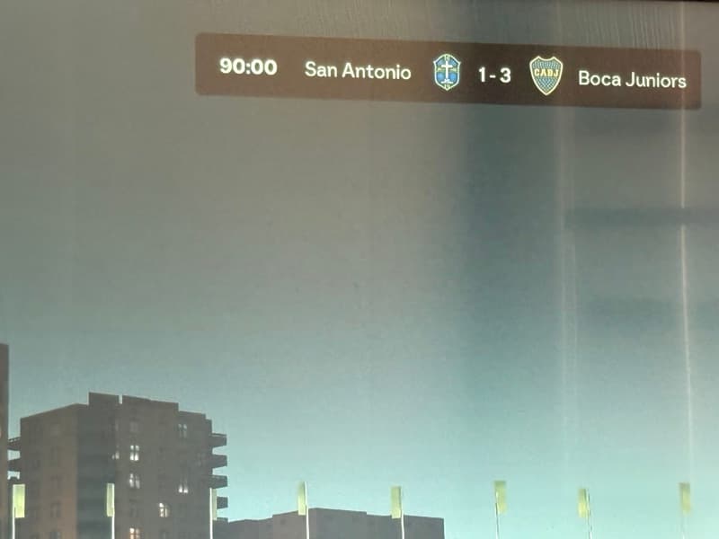 Fim de jogo e o boca Júnior vence sua partida 3x1 para nós