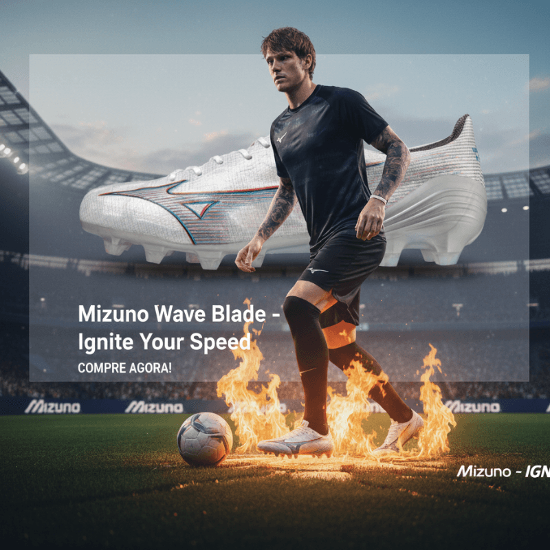 Atingir o próximo nível exige foco e o equipamento certo. A nova Mizuno é leve, precisa e me dá a confiança que preciso para decidir o jo…