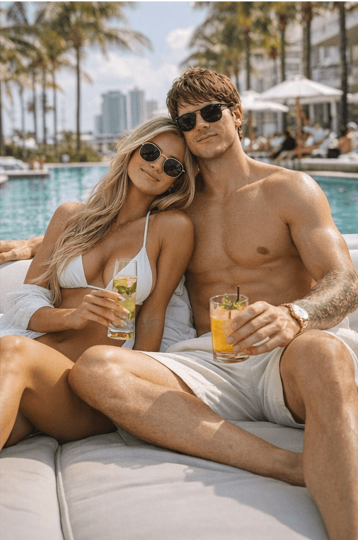 Aproveitando o restinho das férias em Miami com ela❤️🫶🏻