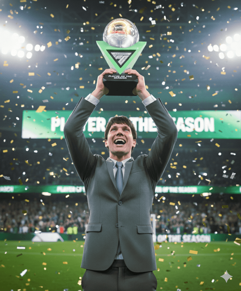 EU SOU O MELHOR JOGADOR DA TEMPORADA DO CAMPEONATO BELGA!!! Foram 20 gols e 10 assistências em 40 jogos isto, somente na Pro League...👀🤭🤣