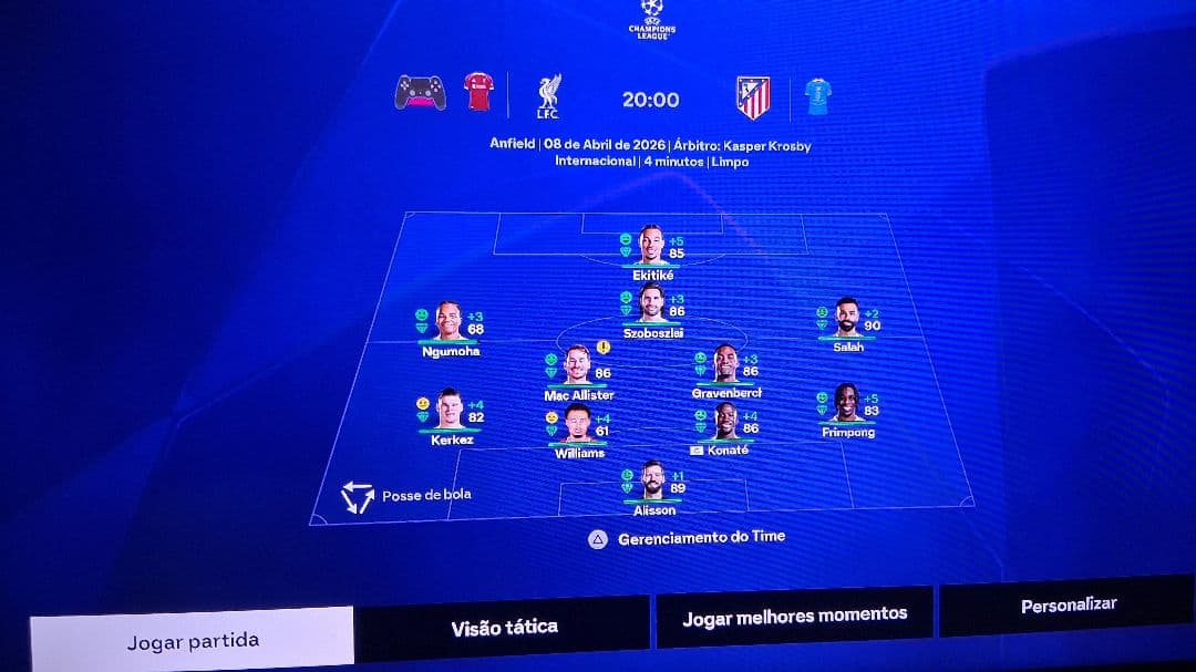 Dia de quartas da Champions League contra o Atlético de Madrid 🥳🥳🥳🥳