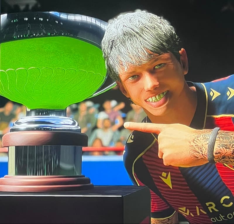 Theus acaba de ganhar uma Supercopa contra o Barcelona