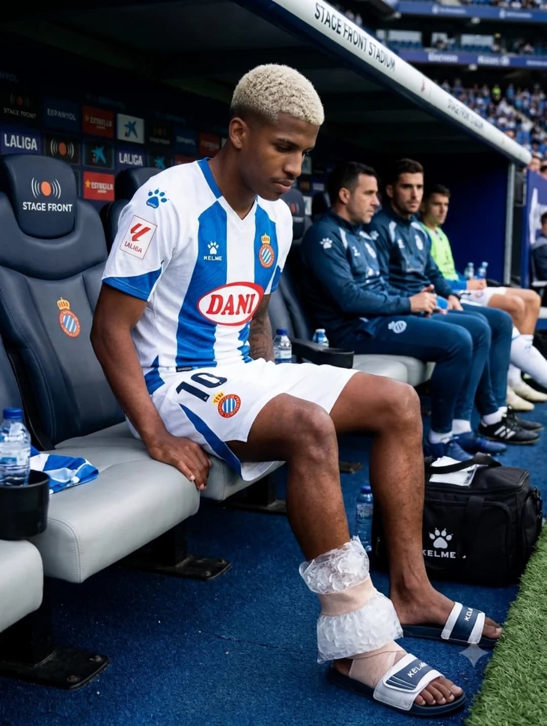 fiz minha estreia na pré temporada 3 assistências ganhamos o jogo mais torci o tornozelo vou ficar umas 2 semanas me recuperando ... obri…