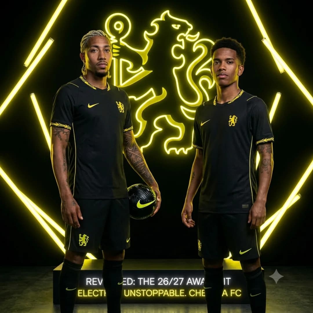 divulgação da nova camisa do Chelsea ... tá linda heim 😍👌🏻❤️.... eu e meu parça Estevão