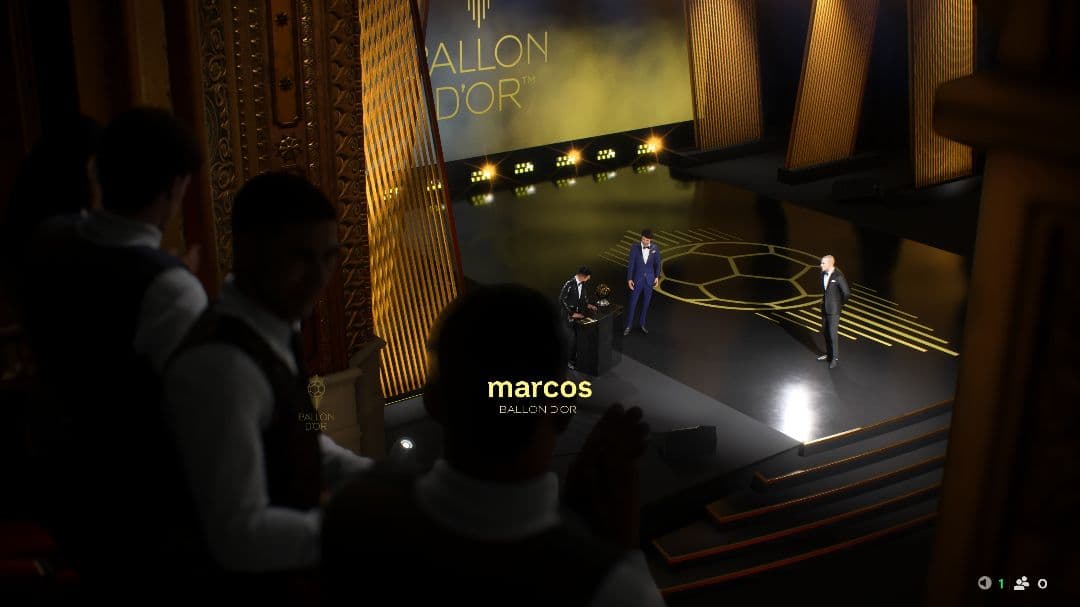 Marcos ganha como bola de ouro na temporada 2032 o jogador do arsenal foi premiado depois de uma temporada espetacular