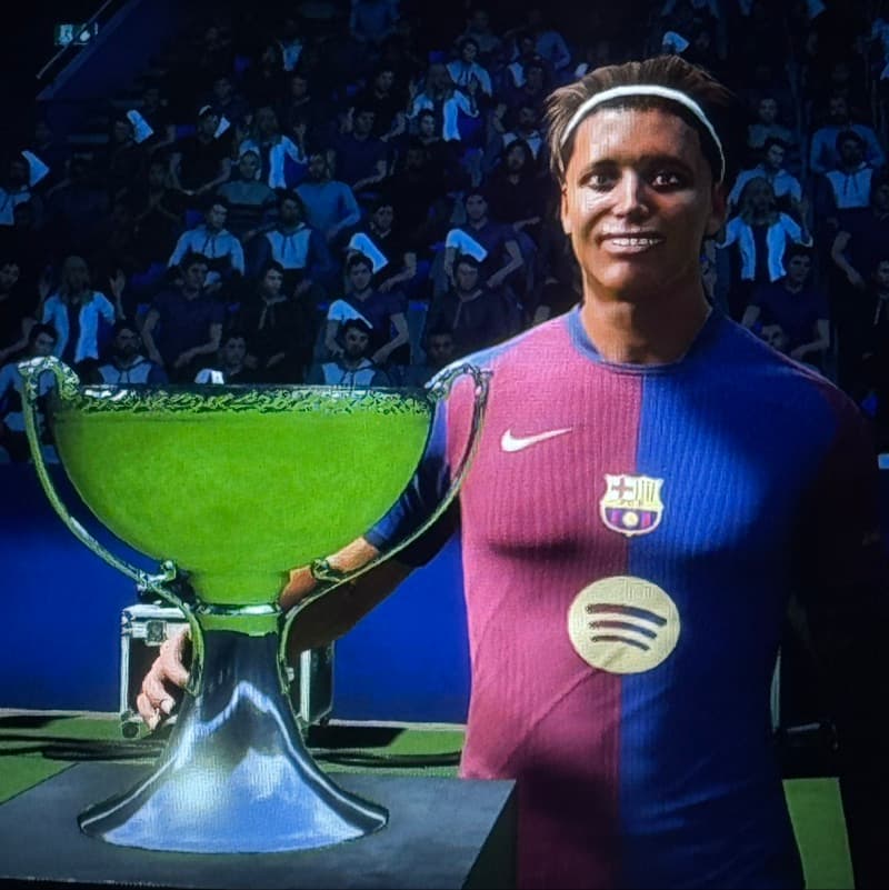 Primeiro de muitos com o {@}[FC Barcelona](68abc758c49691169f20ef65) Visca barça❤️💙