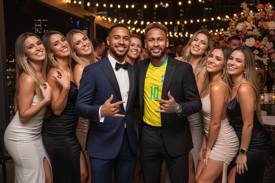 Deu bom em Ney 🤣😍 que festa em pqp {@}[Neymar Junior](69210014623b8cd65f5c8555)