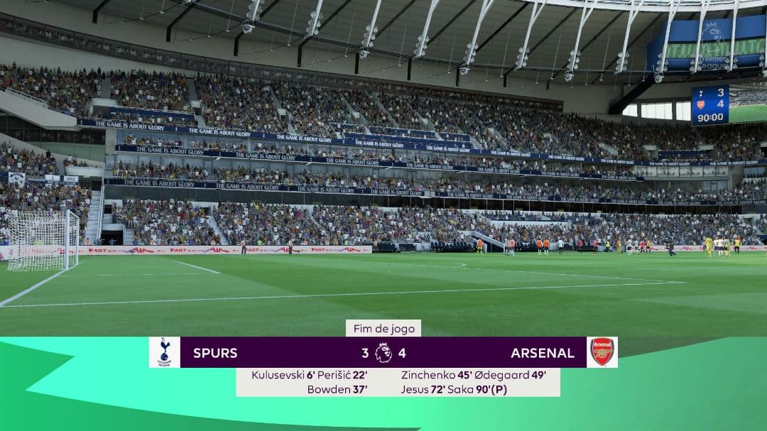 Abbiamo perso contro l'Arsenal dopo essere stati in vantaggio, abbiamo giocato malissimo nel secondo tempo, ora dobbiamo vincere la parti…
