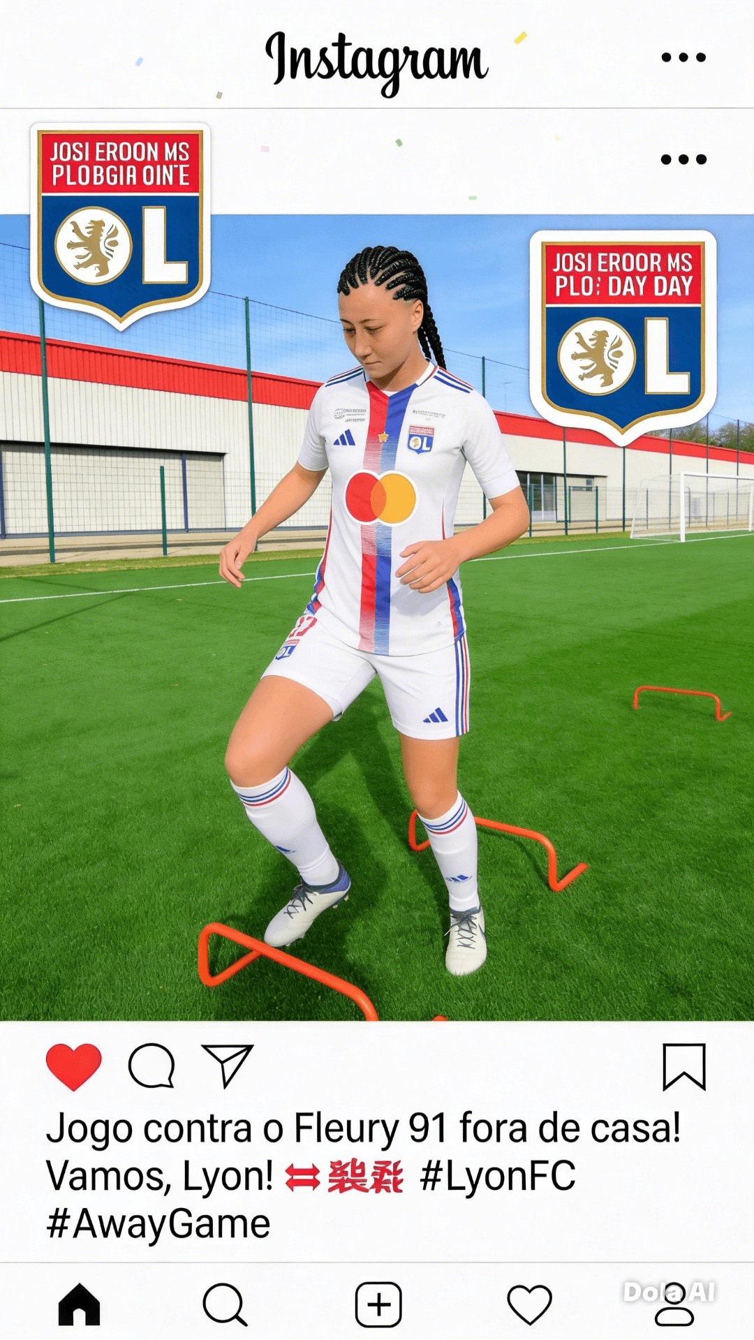 Jogo de estreia do campeonato contra o fleury Dia 20/09/24 ✈️Stade Auguste-Gentelet vamo lyon