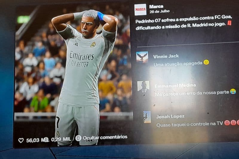 Desculpa torcida do Real madrid me desentendem Campo