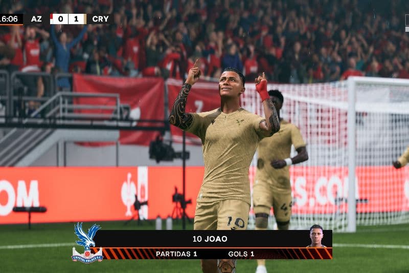 Estreia na Europa legue, com vitória por 3x0 em cima Az vamos por mais #Crystalpalace❤️💙