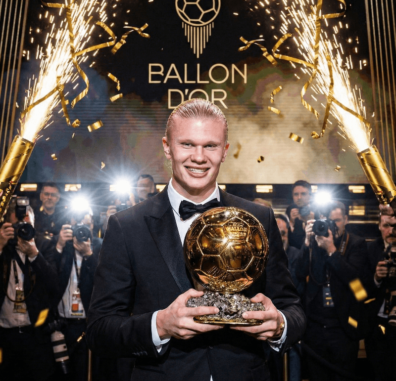 {@}[erling](69924892325a0ee08d359bf8) é o Ballon d'Or de 2024!! 🔥🔥🔥🇳🇴