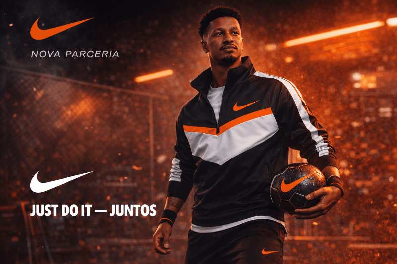Uma nova parceria movida por inovação, atitude e performance. Just Do It — Juntos.