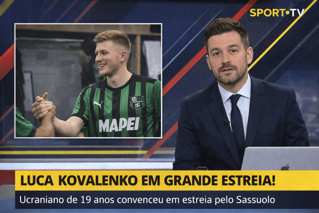 Luca Kovalenko ainda só fez 1 jogo e já chamou atenção de canais como Sport•Tv!⚠️ Será o início de um dos maiores jogadores do futebol? O…