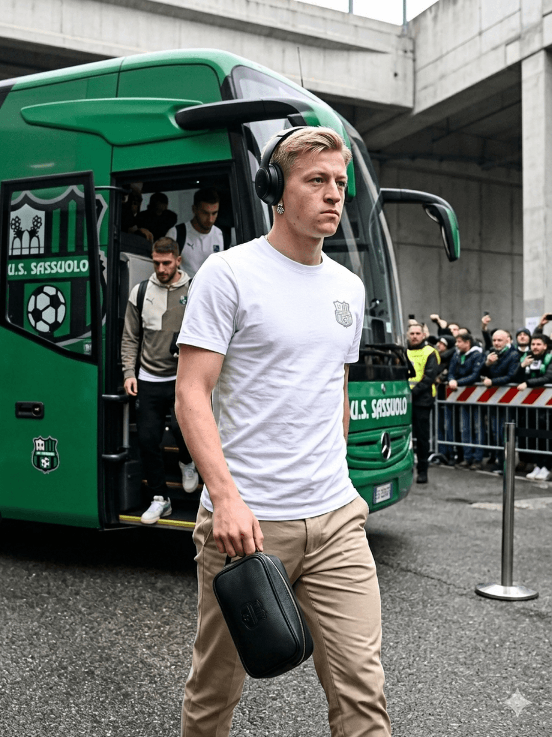Já cheguei a Cremona! Ao Stadio Giovanni Zini para mais uma partida na Serie A, vamos à procura de uma vitória! Forza Sassuolo💚🖤