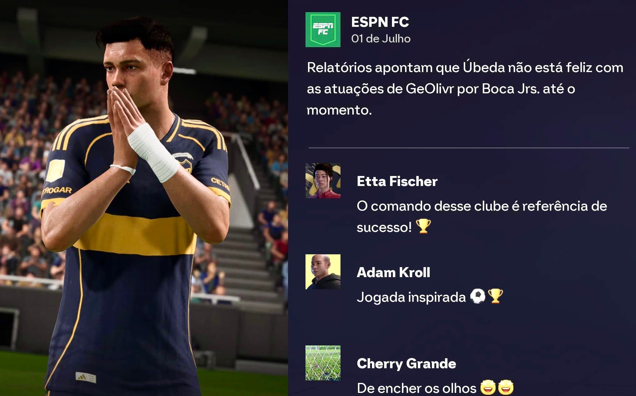 {@}[𝙂𝓞7⚡️](69469516e5278ec2b3fdb137) segue recebendo críticas do atual Técnico do Boca Juniors.