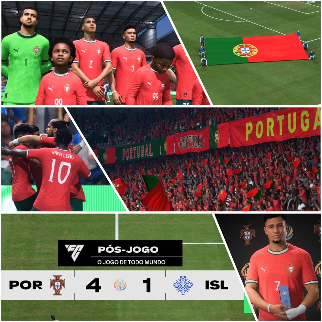 Com dois gols de {@}[GeOlivr](69469298e5278ec2b3fda4ea) & dois de {@}[Rui Almeida](695830a799231f60b0c1997c) vencemos nosso 1º desafio na…
