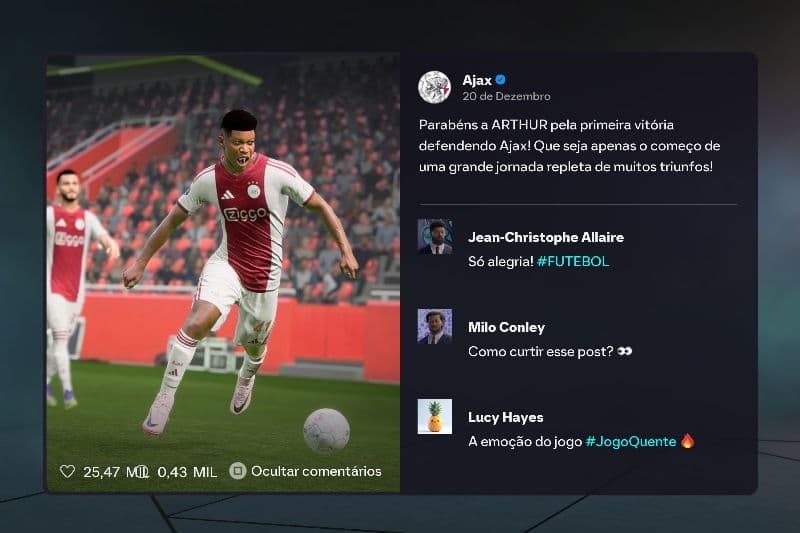 Que grande estreia da nossa Jóia! Que seja apenas o começo de uma grande jornada repleta de muitos triunfos!