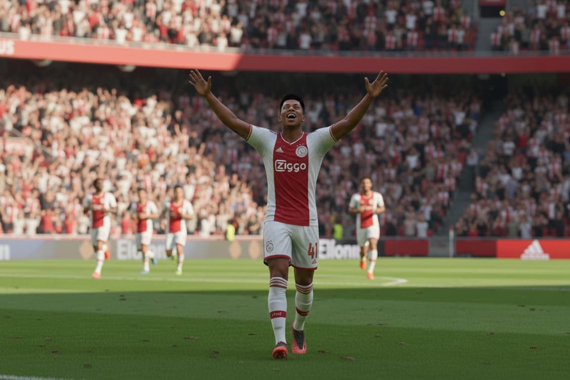 Arthur está adorando jogar pelo Ajax e está louco para jogar a próxima partida contra o Excelsior