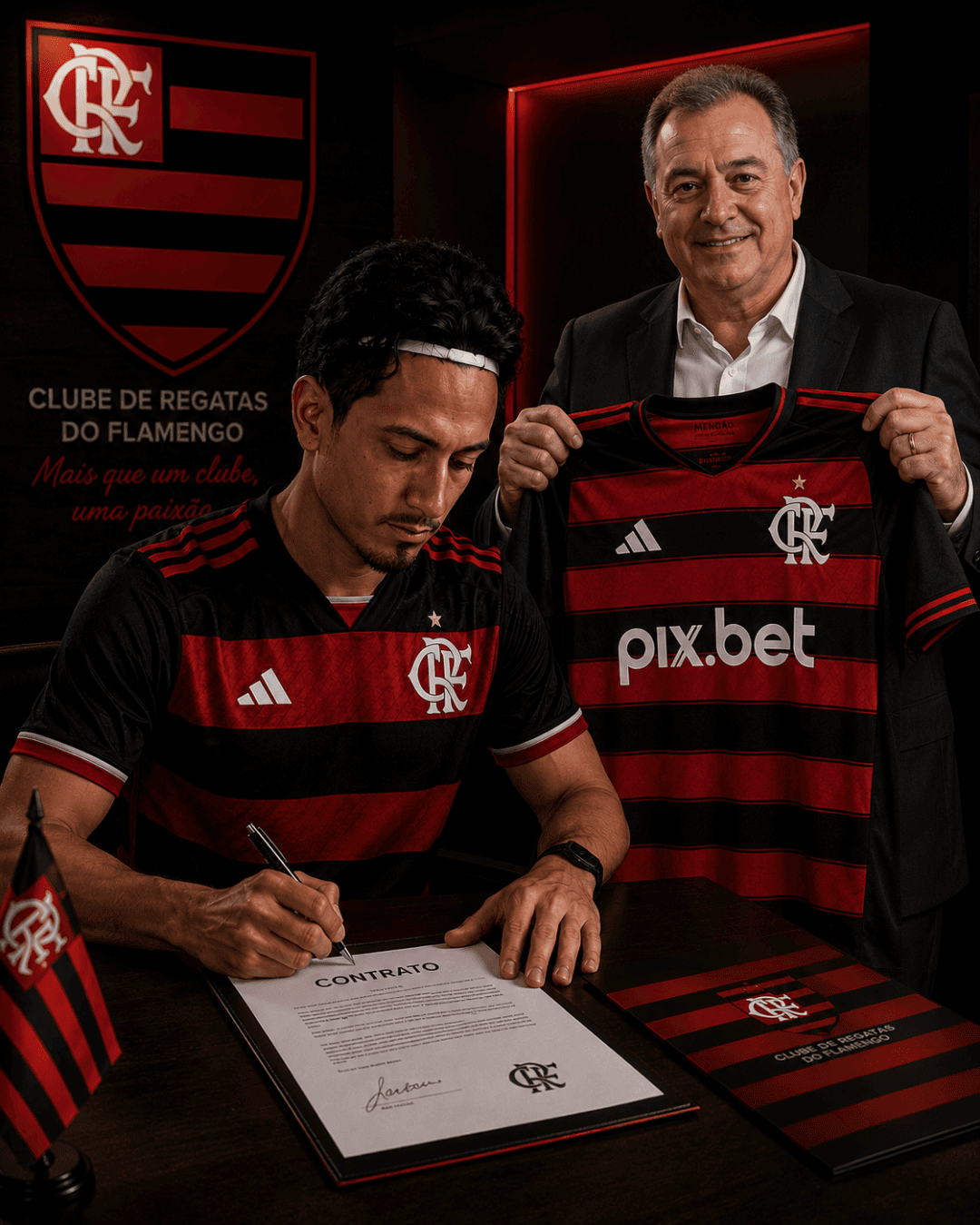Assinando com o flamengo