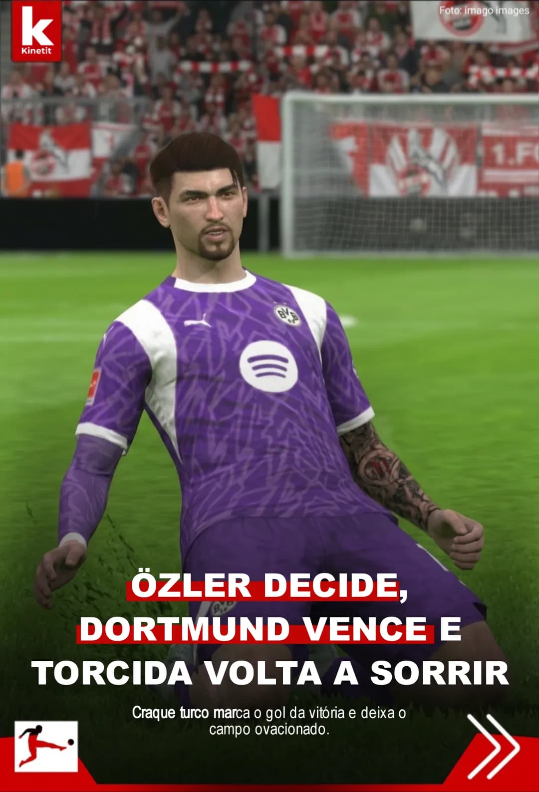 Mesmo sem grande atuação, o Dortmund venceu o Köln por 1 a 0 e encerrou a sequência negativa. Arda Özler marcou o gol decisivo, foi eleit…