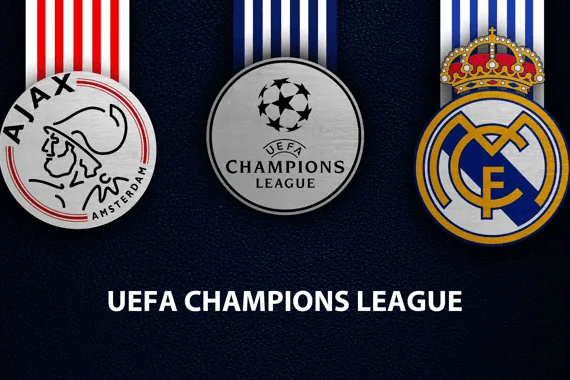 Jogo pela pré oitavas da champions Ajax 0 X 3 Real Madrid Primeiro gols saiu após bate rebate, o segundo foi de pênalti e o terceiro a eq…