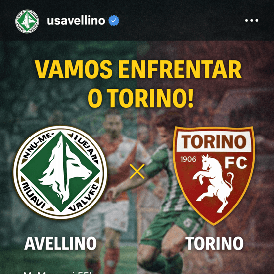 Já temos adversário na copa Itália!