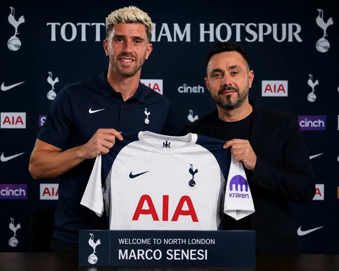 Marcos senesi é o novo reforço do TOTTENHAM .