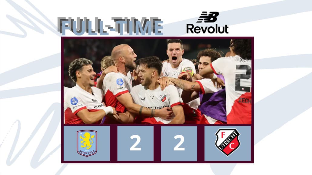 Fim de Jogo em wembley! Grande partida das duas equipes! Gols de: ⚽️ Blas 41’ ⚽️ Sego 27’ ⚽️ El Guazi 69’ ⚽️ Rodrigues 60’ Utrecht sai vi…