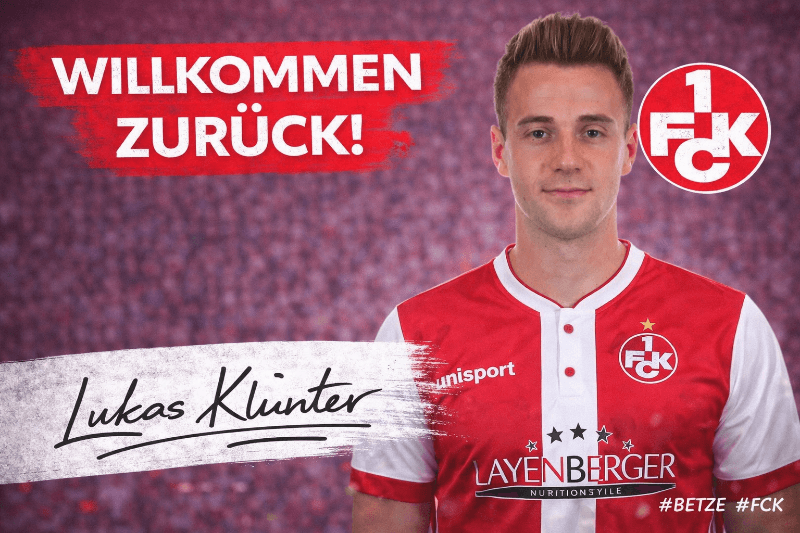 CONTRATADO! Agora em definitivo o Kaiserslautern fecha a contratação do lateral direito Lukas Klünter. O lateral que estava no clube por …