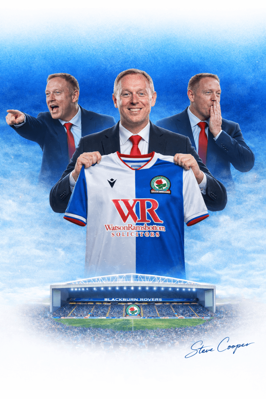 Comunicado - Blackburn Rovers É com grande entusiasmo que damos as boas-vindas a Steve Cooper ao Ewood Park! Estamos confiantes de que es…