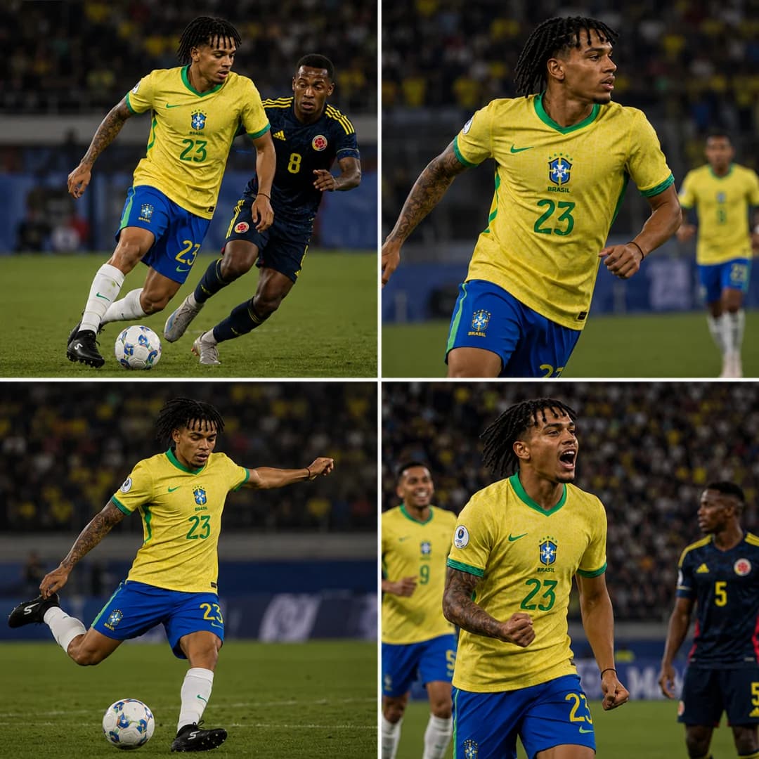 “Vestir a camisa do Brasil é um sonho. Agora é dar tudo em campo e representar esse escudo da melhor forma possível. 🇧🇷💛💚”