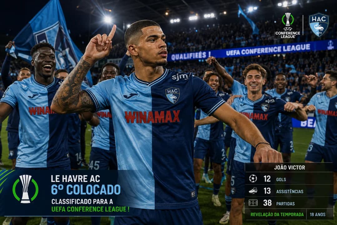“Terminamos em 6º e garantimos a Europa. Muito orgulho dessa temporada, mas ainda temos muito para conquistar. A Conference League nos es…