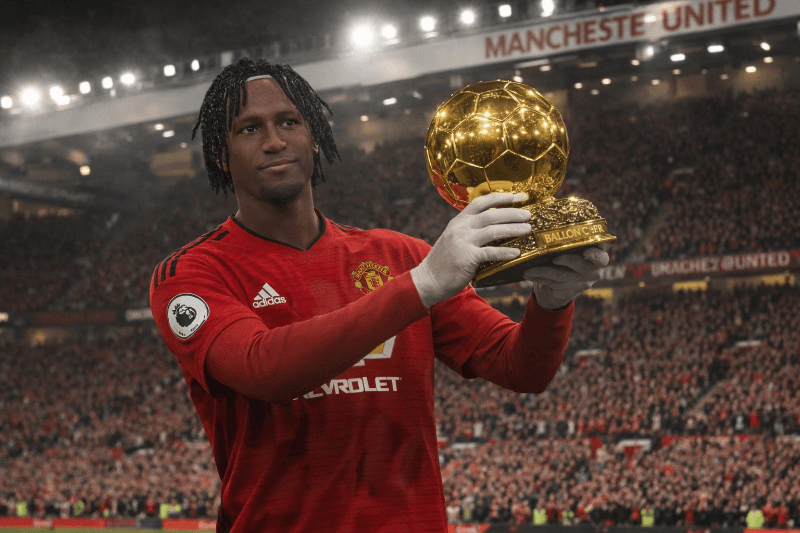 Dia de apresentação do meu BALLON D 'OR para os ADEPTOS DE MAN.UNITED🙏🤩❤️