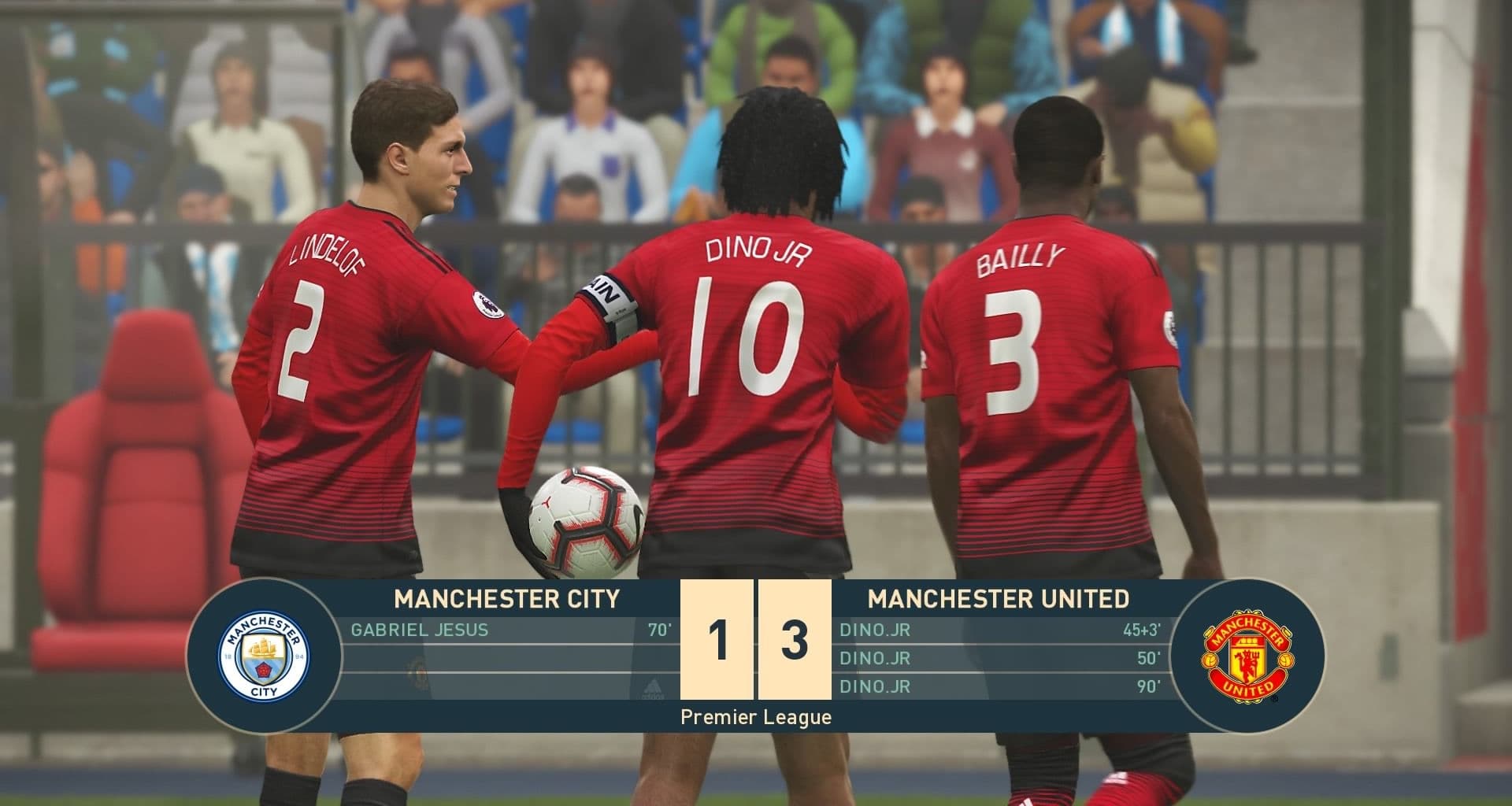 HATT-TRICK no DERBY DE MANCHESTER ❤️❤️❤️