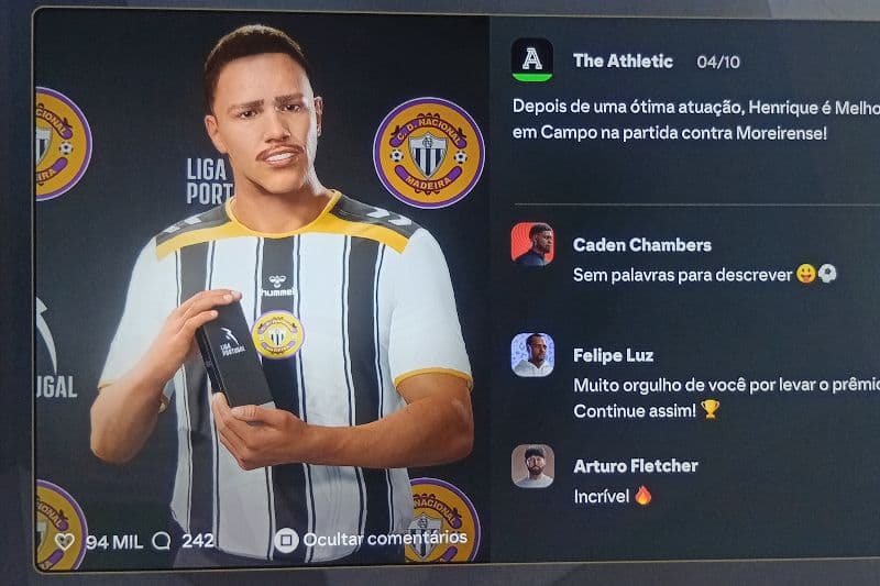 Muito obrigado a torcida quem vem me apoiando nesse ano incrível, aos meus colegas de clube que vem trabalhando comigo para que o Naciona…