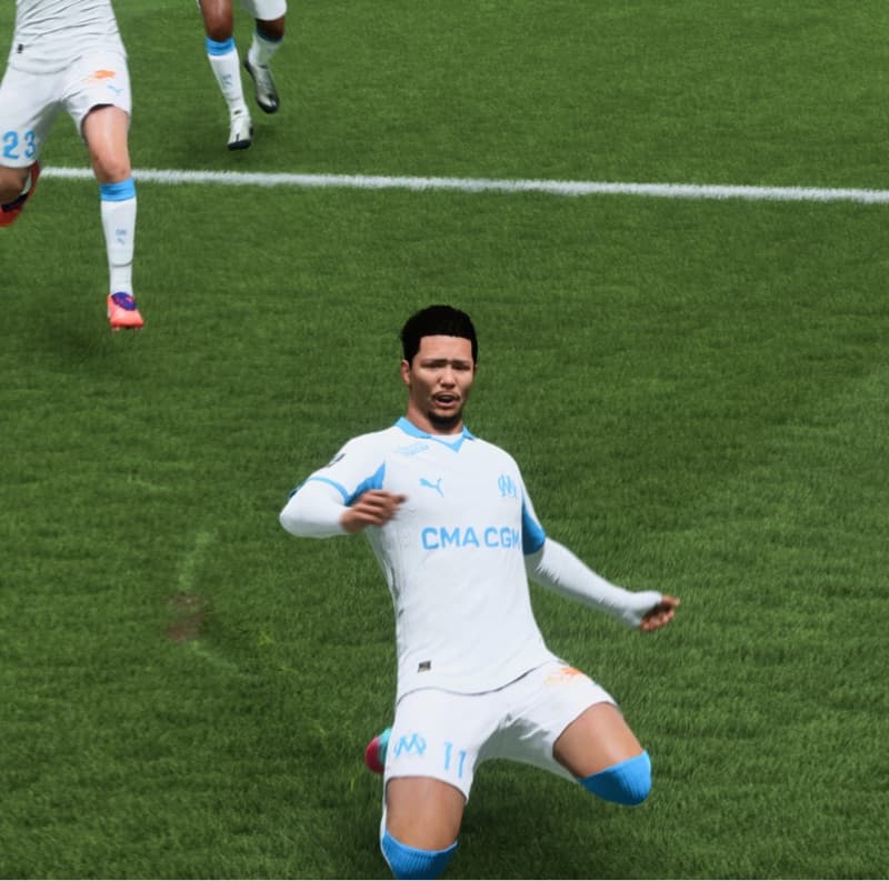 Estreia no Marselha Hat-Trick⚽️ Marselha-4 Strasbourg-0 🩵🩵
