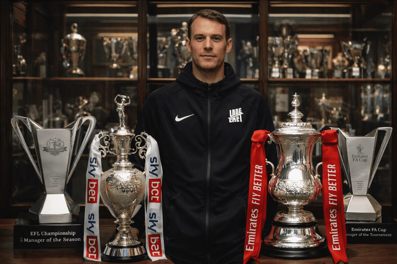 Muito obrigado a todos pela temporada esplêndida🤩🏆 Emirates Fa Cup Melhor Treinador (E. FA CUP) Melhor Treinador (EFL Championship) EFL…