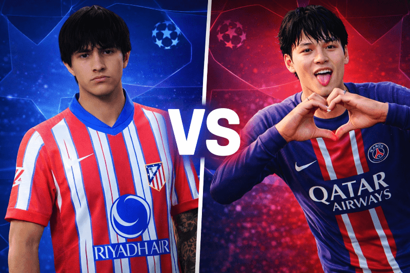 Vai ter o duelo de volta da UEFA CHAMPIONS LEAGUE entre ATLÉTICO DE MADRID vs PSG, agora disputa marca o duelo entre {@}[Owen James](6970…