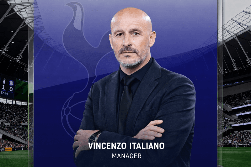 Com todo o prazer do mundo, temos a alegria de anunciar vincenzo Italiano como novo técnico principal