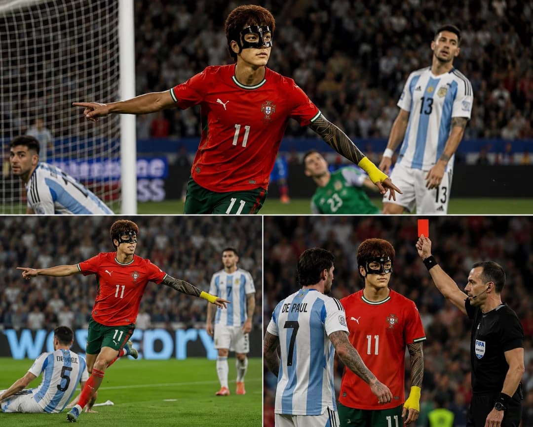 Fiz gol mas no final de tudo um cartão vermelho pelo menos ganhamos 😁😁