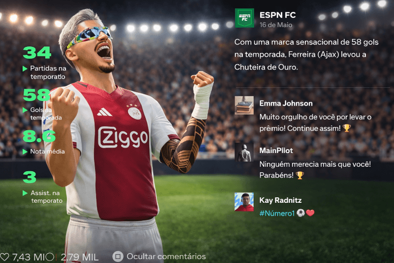 Minha Segunda Chuteira De Ouro Pelo Ajax Pela Eradivisie Estou Muito Grato Esse Amor n Pode Parar!❤️🤍