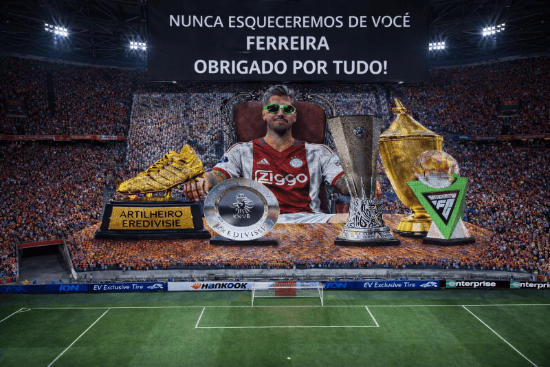 Obg Ajax Pelo Mosaico Que Fizeram Será Minha Melhor Despedida De Um Clube Agradeço A Tudo Que Tenham Feito Por Mim Eu Saio Mais Volto!❤️🤍