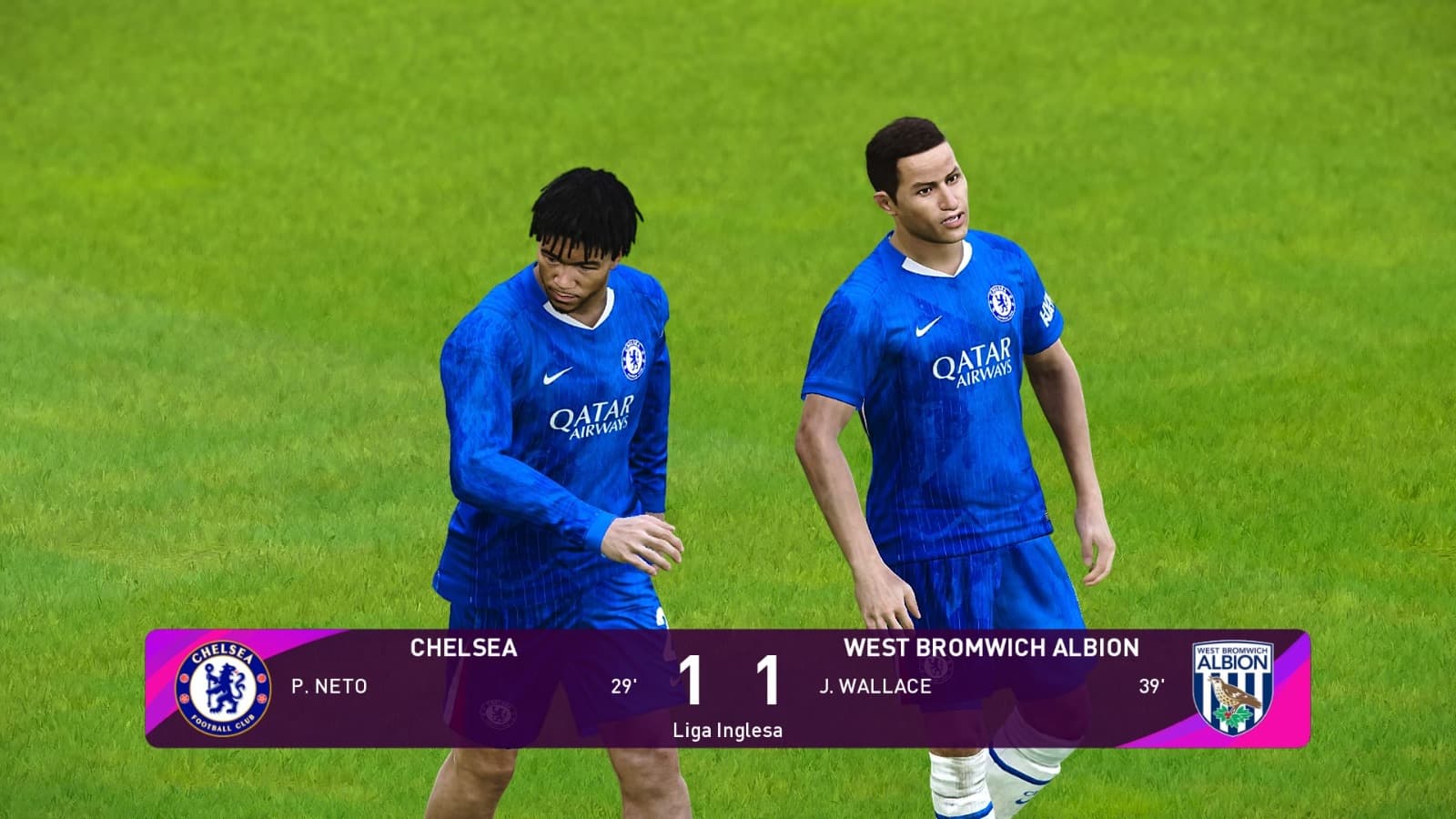 Empate em Stamford Bridge 😕💙 O Chelsea FC ficou no 1-1 com o West Bromwich Albion FC na Premier League ⚽ Jogo complicado, muita luta, m…