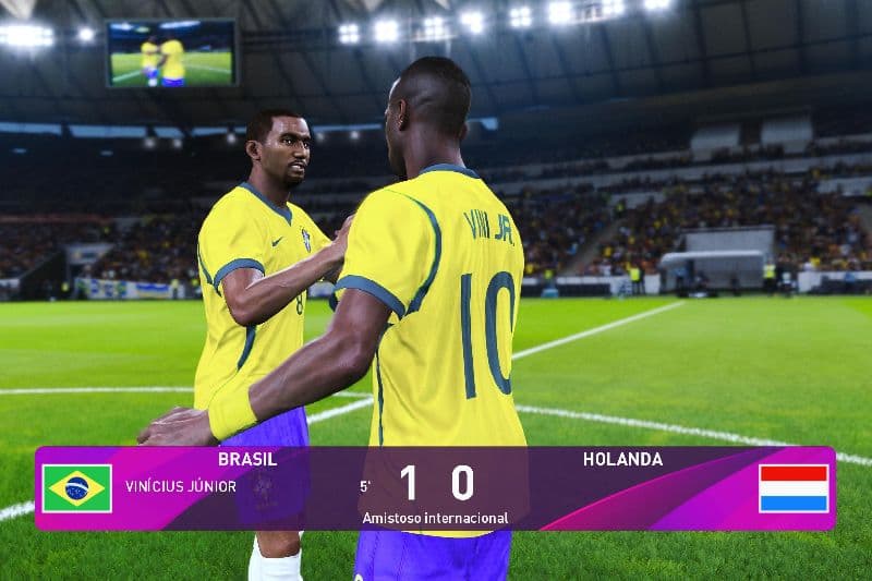 O Brasil venceu a Holanda por 1 a 0 em mais uma atuação consistente. A Seleção controlou a partida e garantiu a vitória pelo placar mínimo.